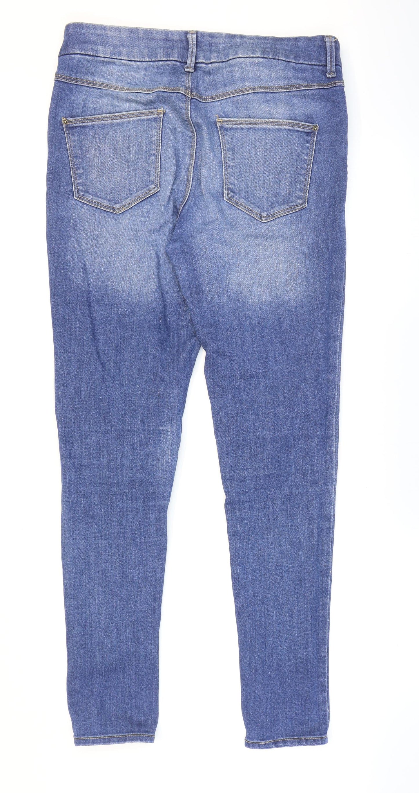 Womens UK Size 12 Marks and Spencer Regular Fit Skinny Blue Jeans