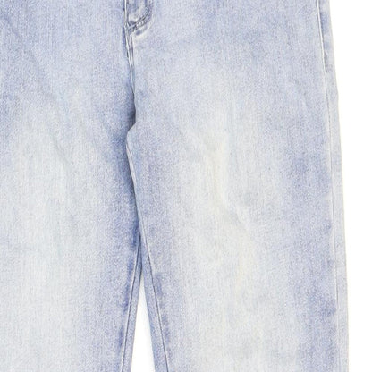 Ashley Mason Womens Blue Cotton Skinny Jeans Size 4 L26 in Regular Zip