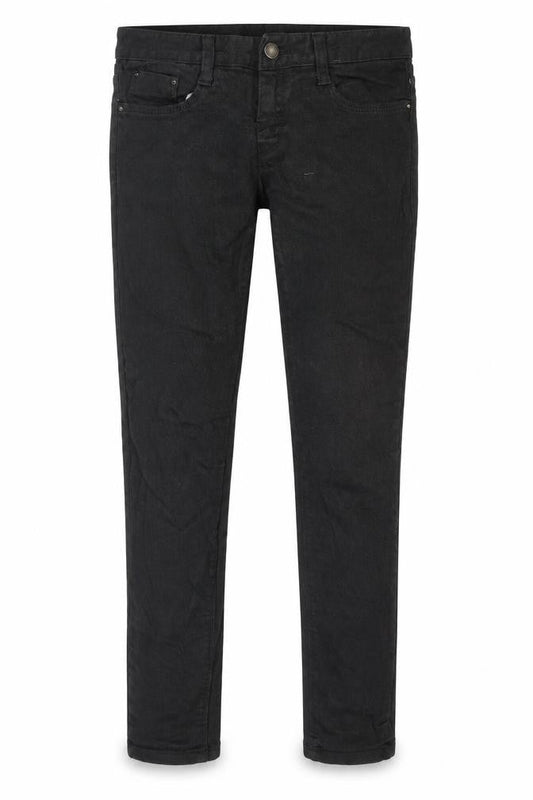 Mens UK Size 27 in Urban Jeans Regular Fit Skinny Black Jeans