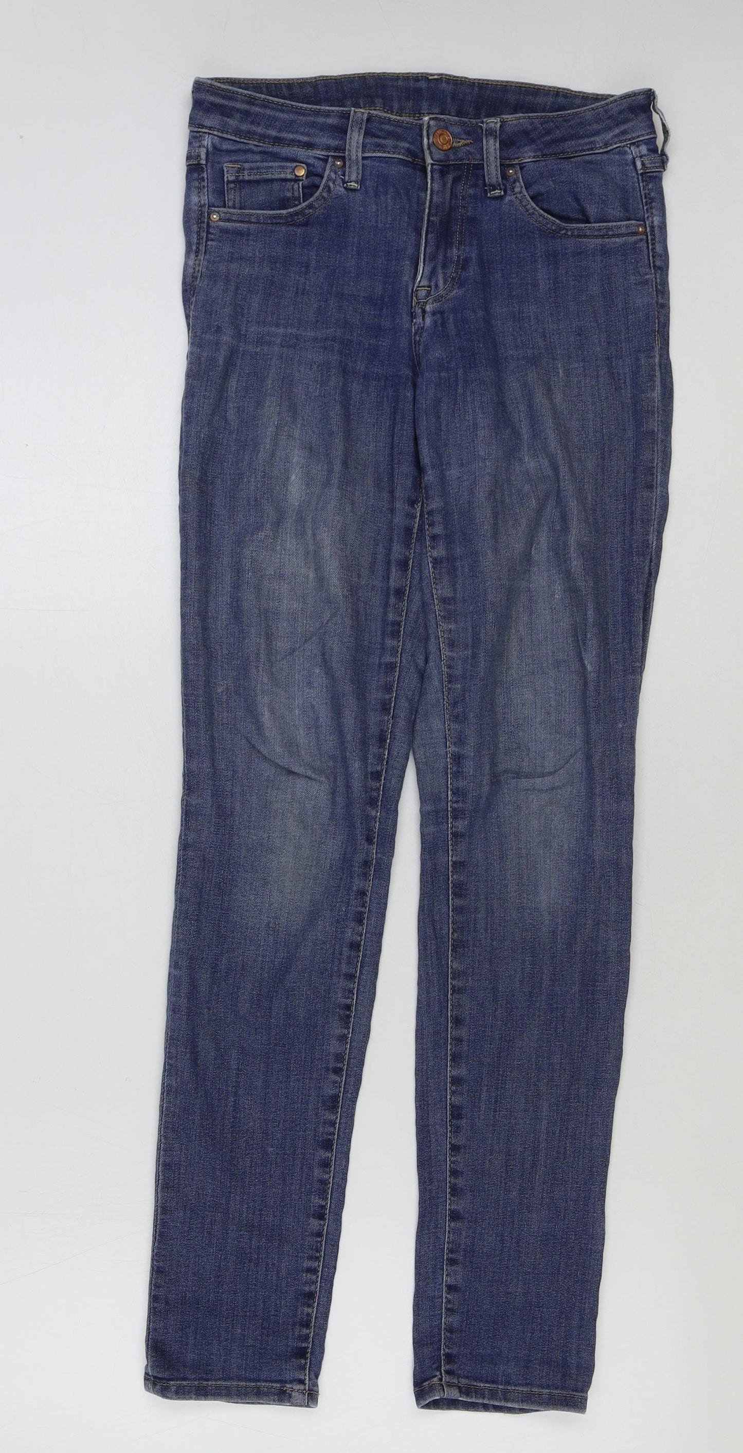 Womens UK Size 26 in H&M Regular Fit Skinny Blue Jeans