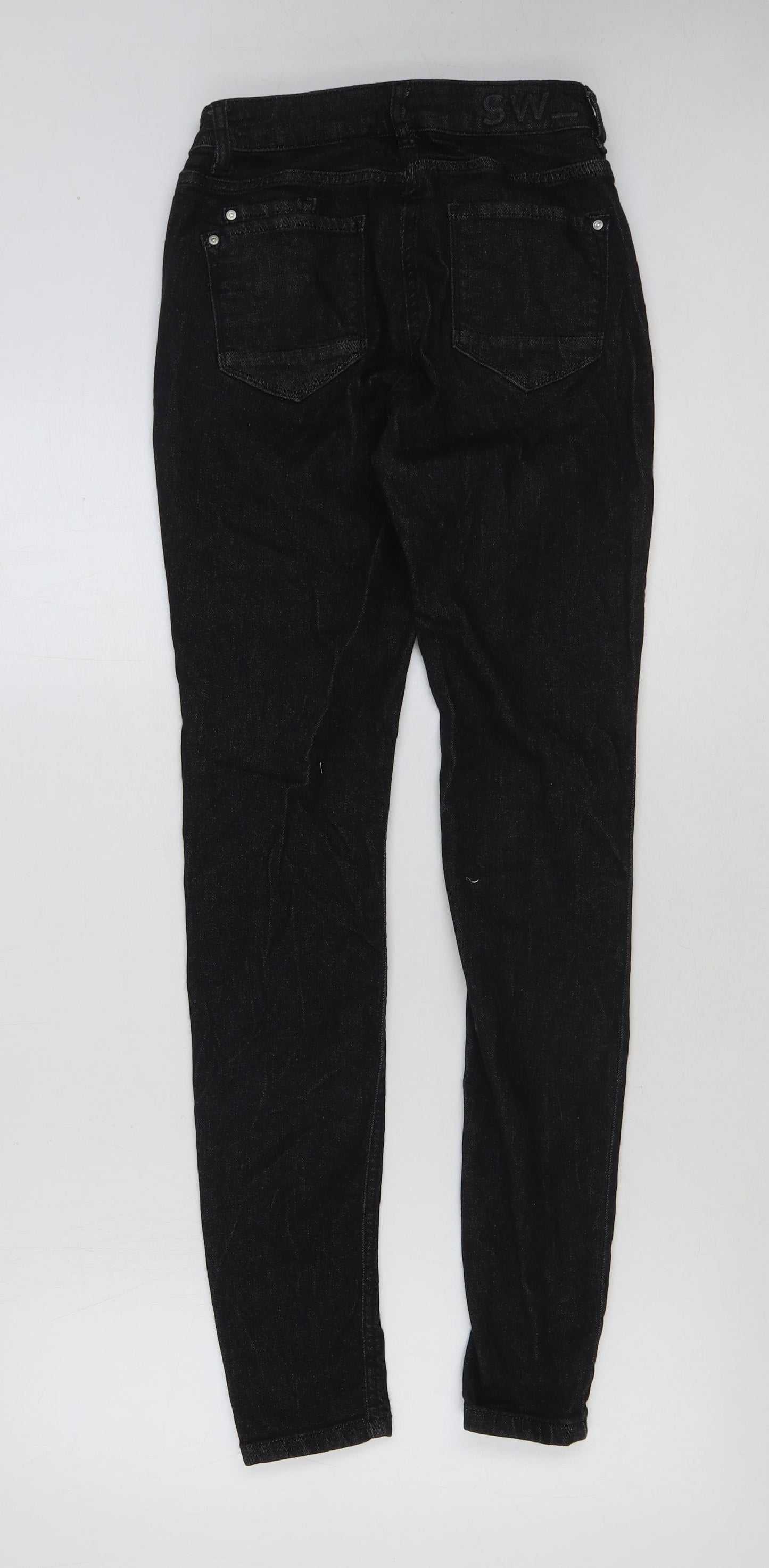 Sandwich Womens Black Cotton Skinny Jeans Size 26 in L31 in Regular Button