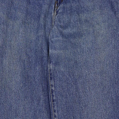 Womens UK Size 32 in Preworn Regular Fit Straight Blue Jeans