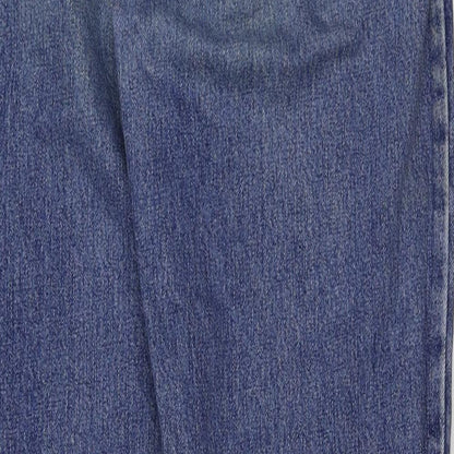 Womens UK Size 32 in Preworn Regular Fit Straight Blue Jeans