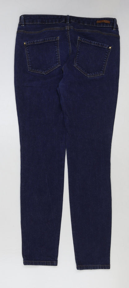 Womens UK Size 32 in Preworn Regular Fit Skinny Blue Jeans