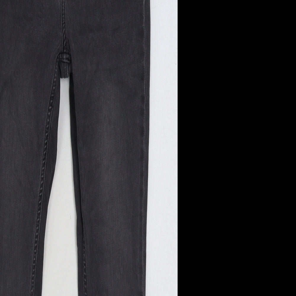 Born By Ted Baker Womens Grey Cotton Skinny Jeans Size 26 in L28 in Regular Button