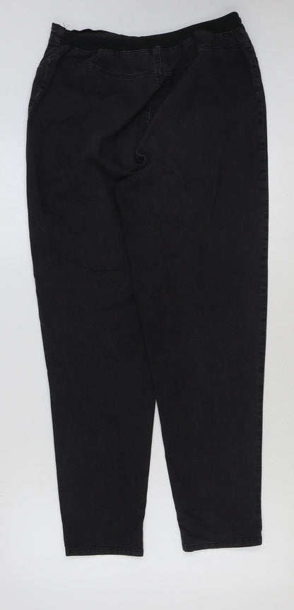 CASUAL&CO Womens Black Cotton Jegging Jeans Size M L29 in Regular