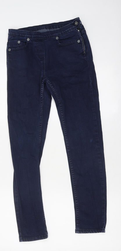 Womens UK Size 10 Marks and Spencer Regular Fit Skinny Blue Jeans