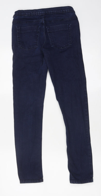 Womens UK Size 10 Marks and Spencer Regular Fit Skinny Blue Jeans