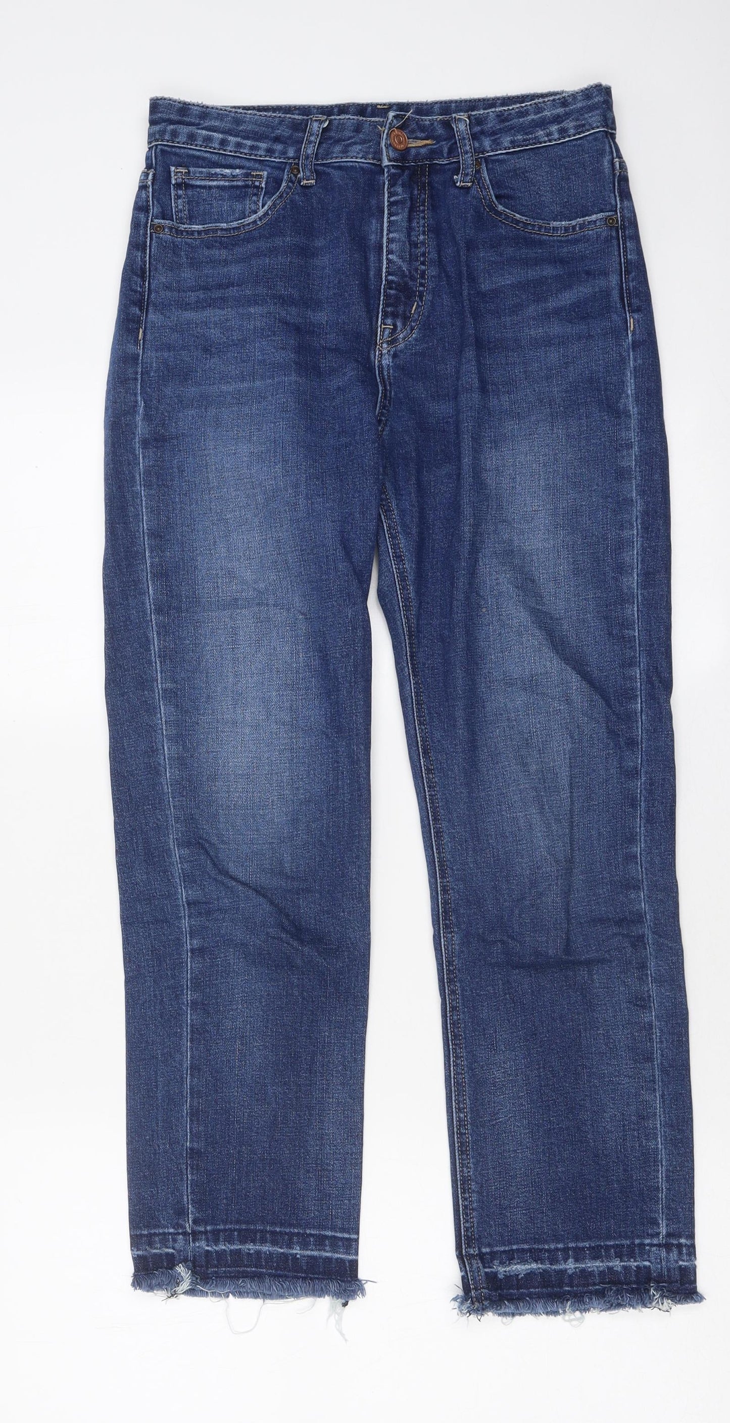 Mini Brand Womens Blue 100% Cotton Skinny Jeans Size M L24 in Regular Zip