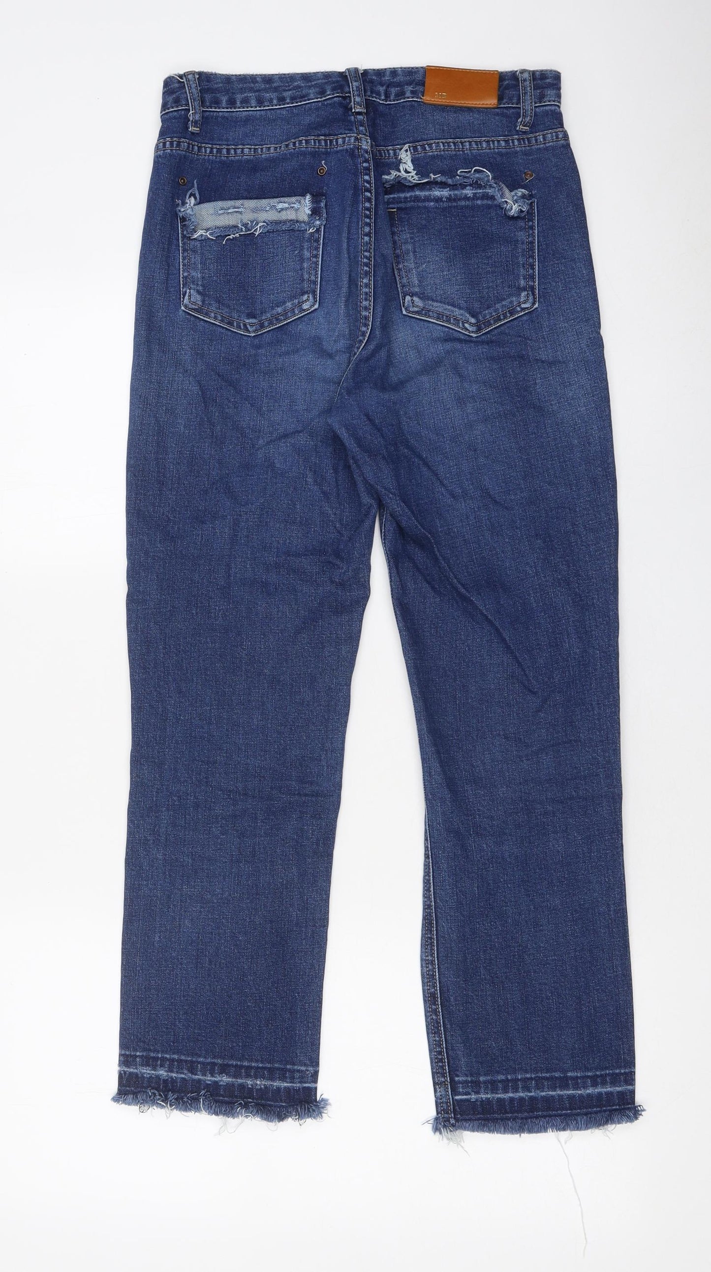 Mini Brand Womens Blue 100% Cotton Skinny Jeans Size M L24 in Regular Zip