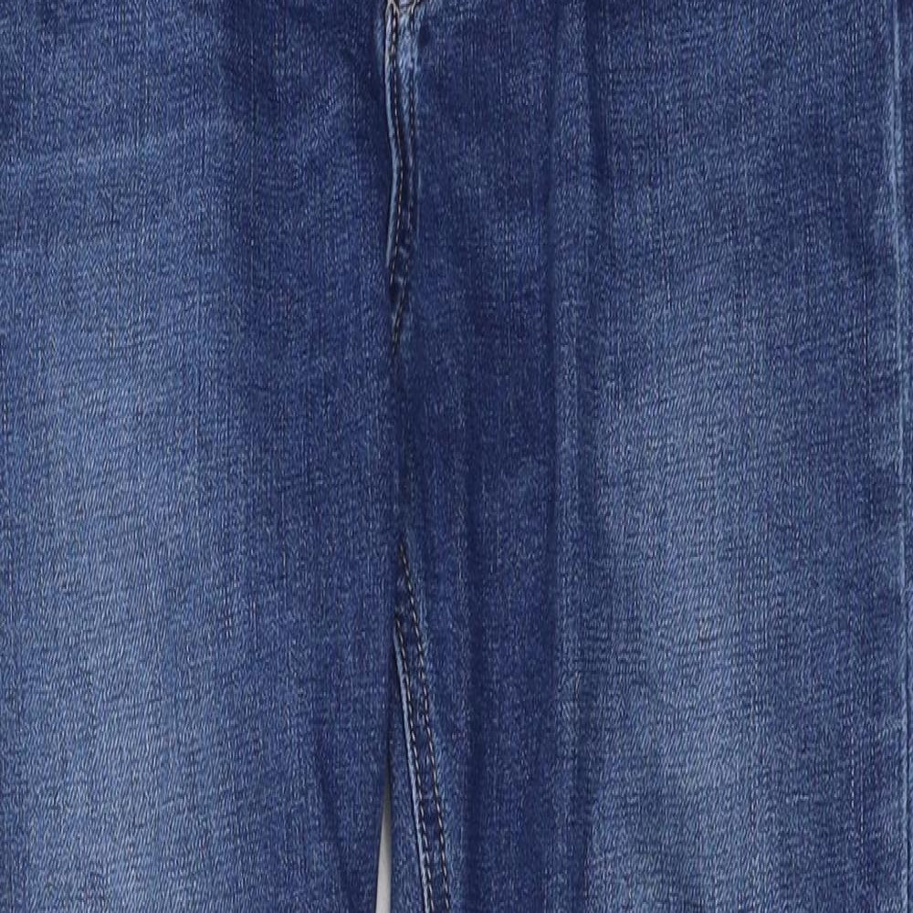 Mini Brand Womens Blue 100% Cotton Skinny Jeans Size M L24 in Regular Zip