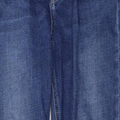 Mini Brand Womens Blue 100% Cotton Skinny Jeans Size M L24 in Regular Zip