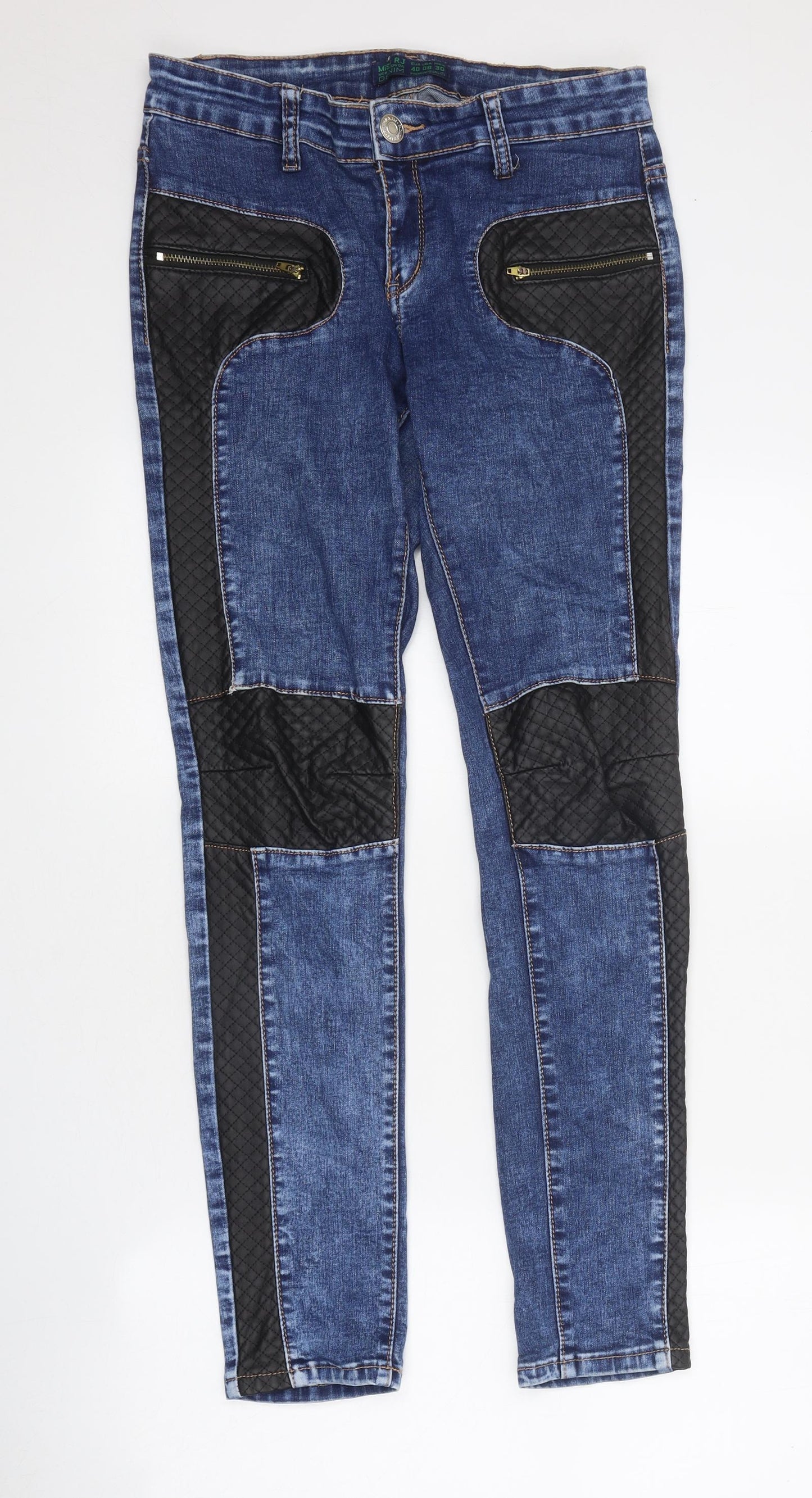 Womens UK Size 28 in Miss RJ Regular Fit Skinny Blue Jeans