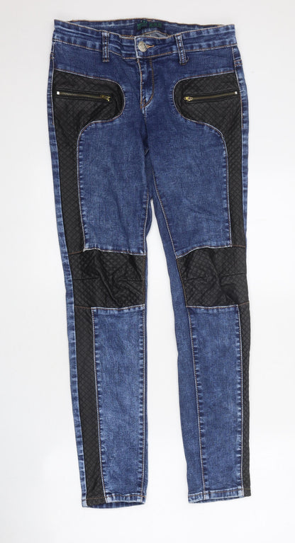 Womens UK Size 28 in Miss RJ Regular Fit Skinny Blue Jeans