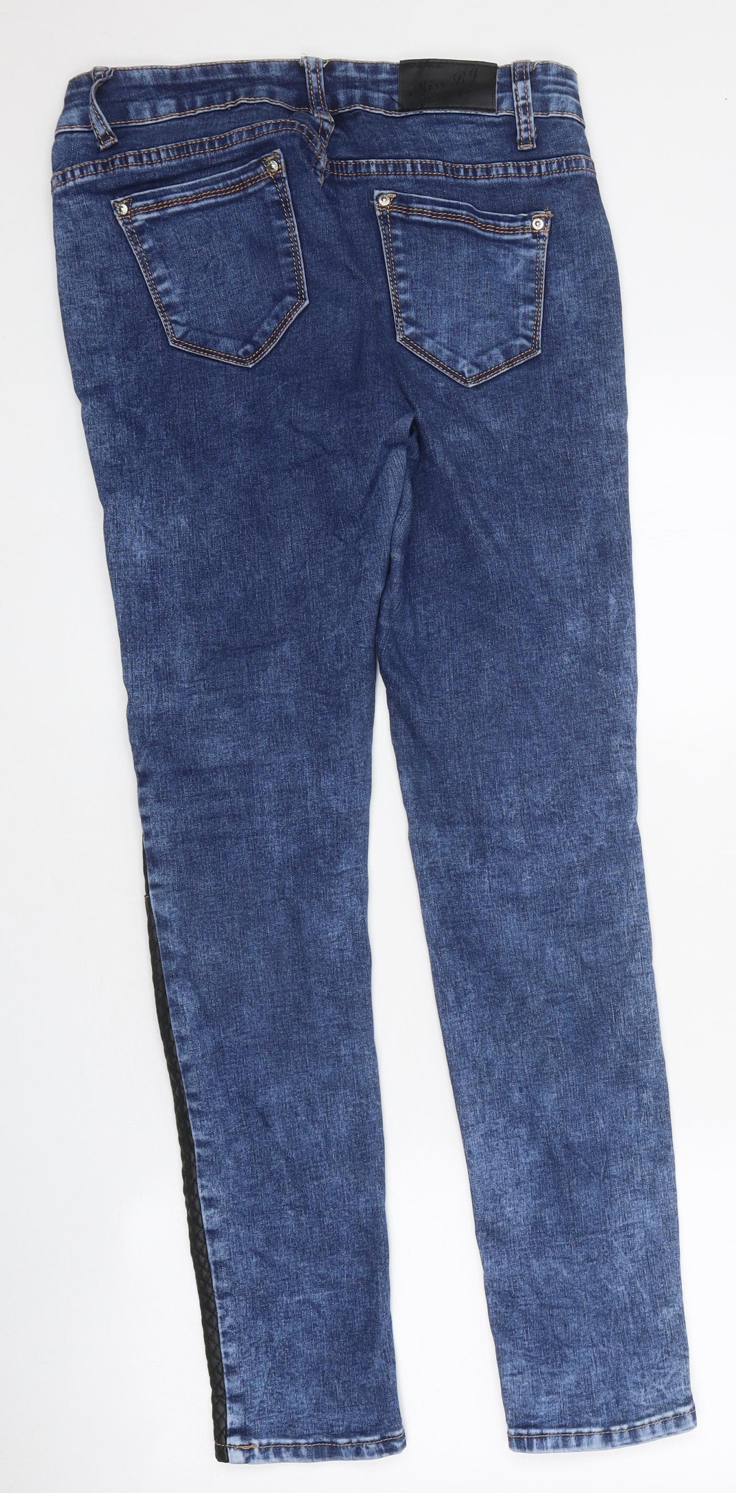 Womens UK Size 28 in Miss RJ Regular Fit Skinny Blue Jeans