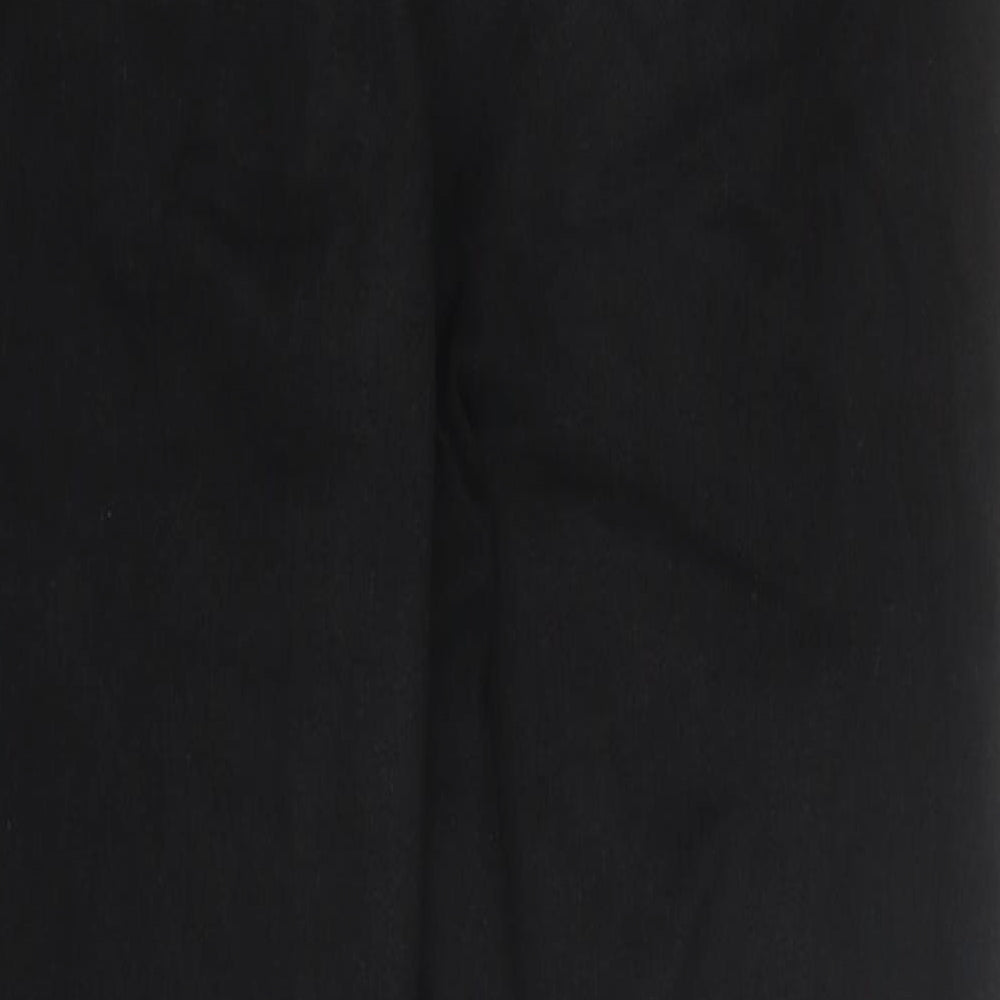 Primark Womens Black 100% Cotton Skinny Jeans Size 10 L27 in Regular Zip