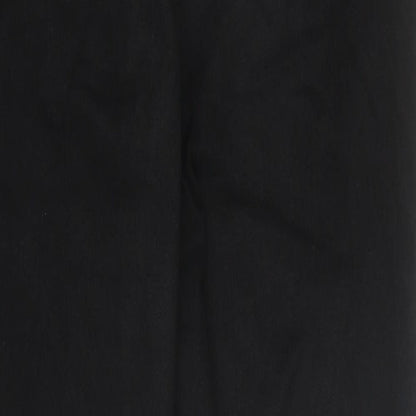 Primark Womens Black 100% Cotton Skinny Jeans Size 10 L27 in Regular Zip