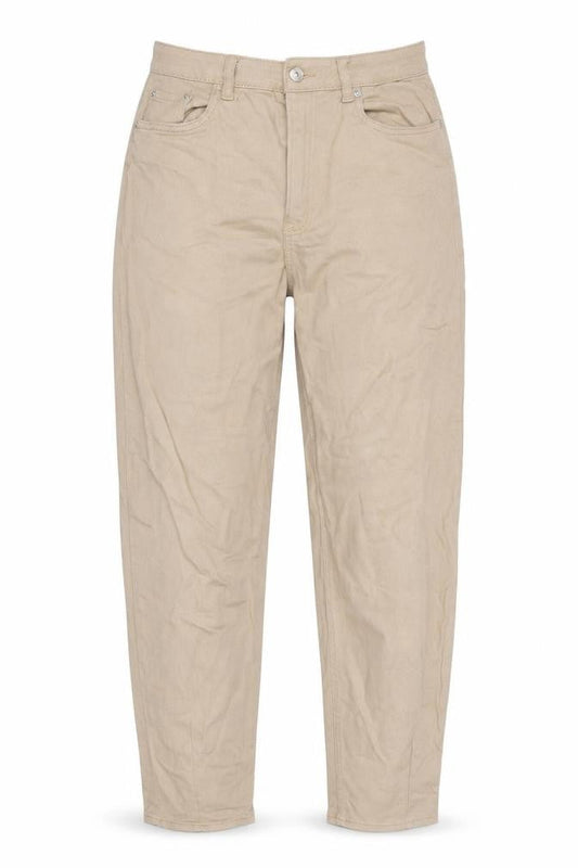 Womens UK Size 28 in Divided by H&M Regular Fit Mom Beige Jeans