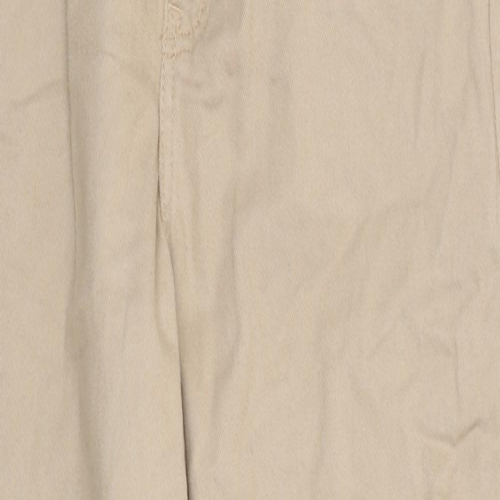 Divided by H&M Womens Beige 100% Cotton Mom Jeans Size 28 in L32 in Regular Zip