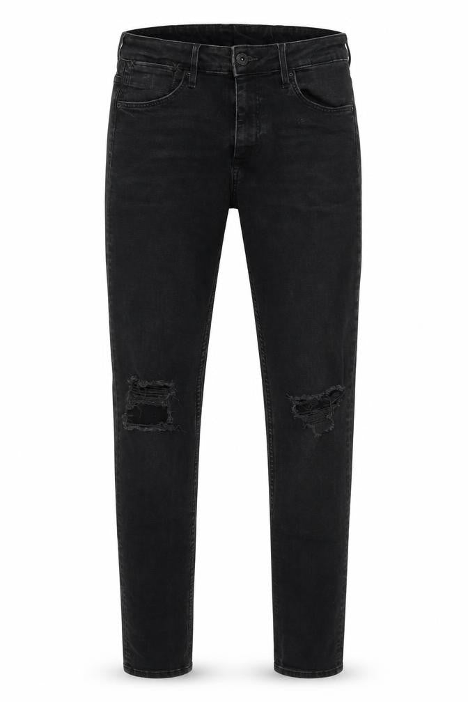 Mens UK Size 30 in Preworn Regular Fit Skinny Black Jeans