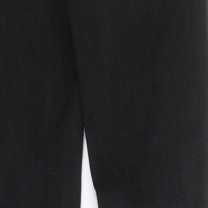 Mens UK Size 30 in Preworn Regular Fit Skinny Black Jeans