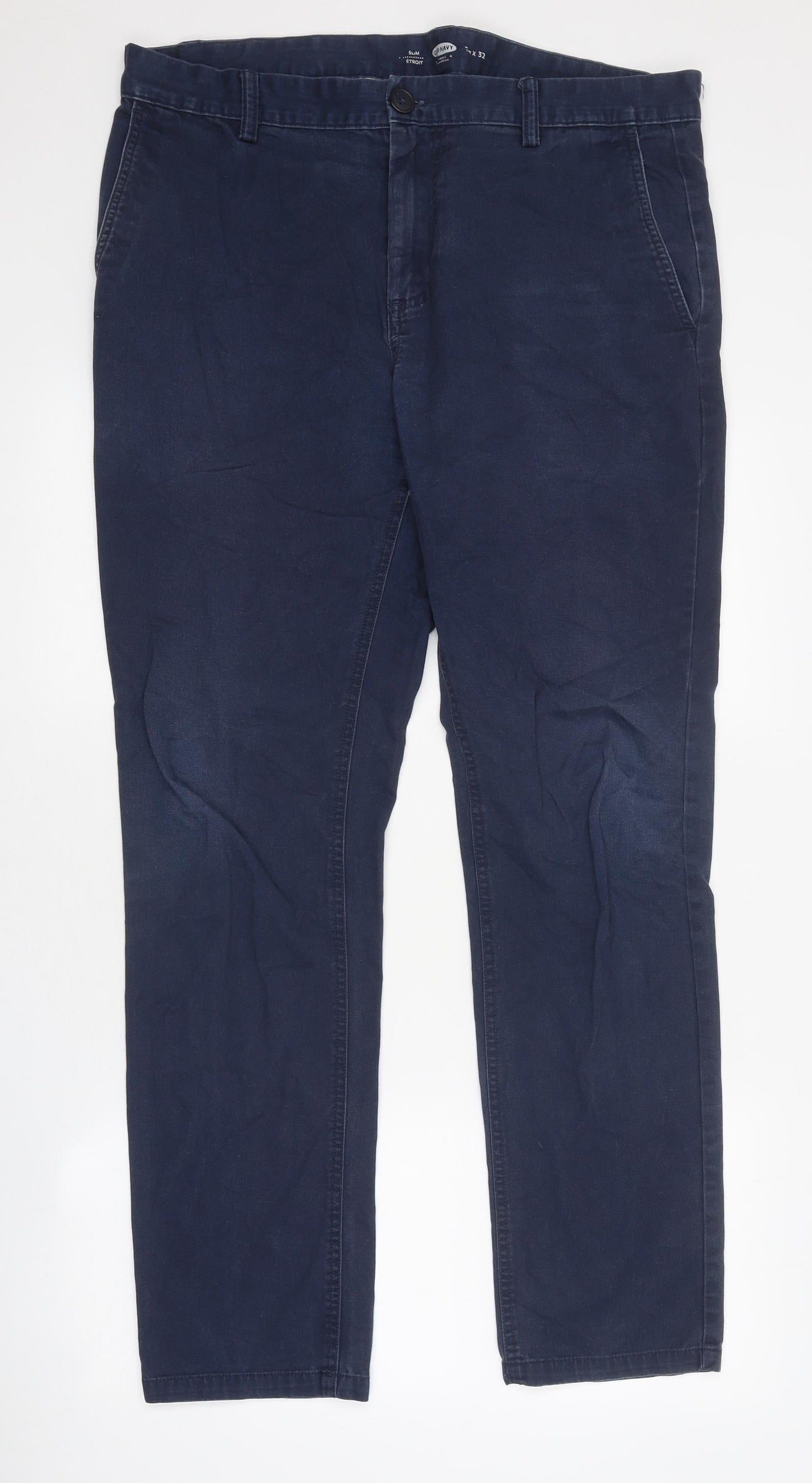 Mens UK Size 34 in Old Navy Regular Fit Skinny Blue Jeans
