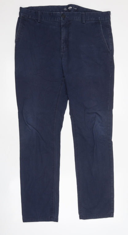 Mens UK Size 34 in Old Navy Regular Fit Skinny Blue Jeans