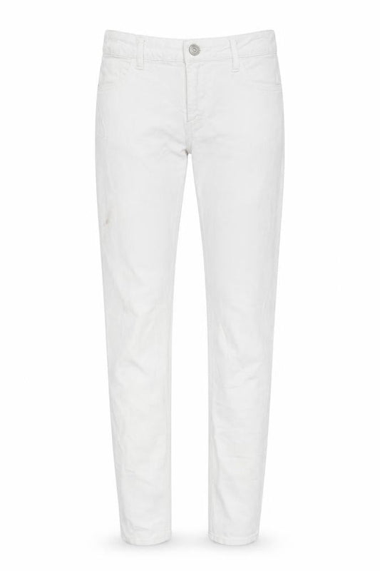Womens UK Size 28 in Bershka Regular Fit Skinny White Jeans