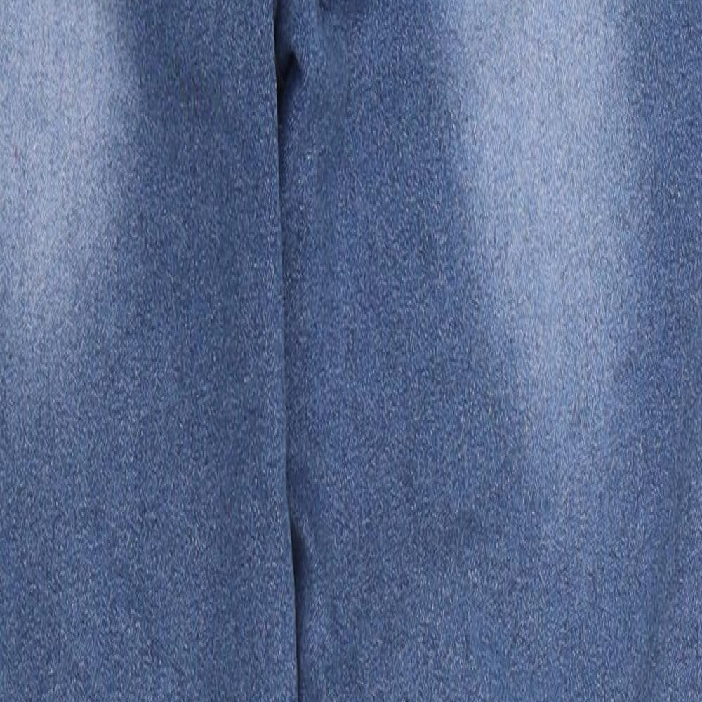 Womens UK Size S Preworn Regular Fit Skinny Blue Jeans