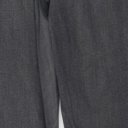 Topshop Womens Grey 100% Cotton Skinny Jeans Size 28 in L26 in Regular Zip