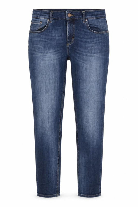 Womens UK Size 36 in Preworn Regular Fit Tapered Blue Jeans