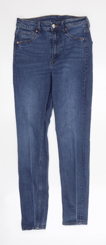 Womens UK Size 6 H&M Regular Fit Skinny Blue Jeans
