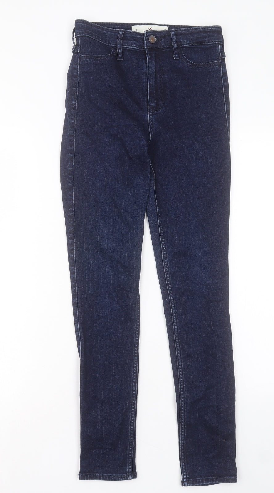 Hollister Womens Blue Cotton Skinny Jeans Size 25 in L29 in Regular Button