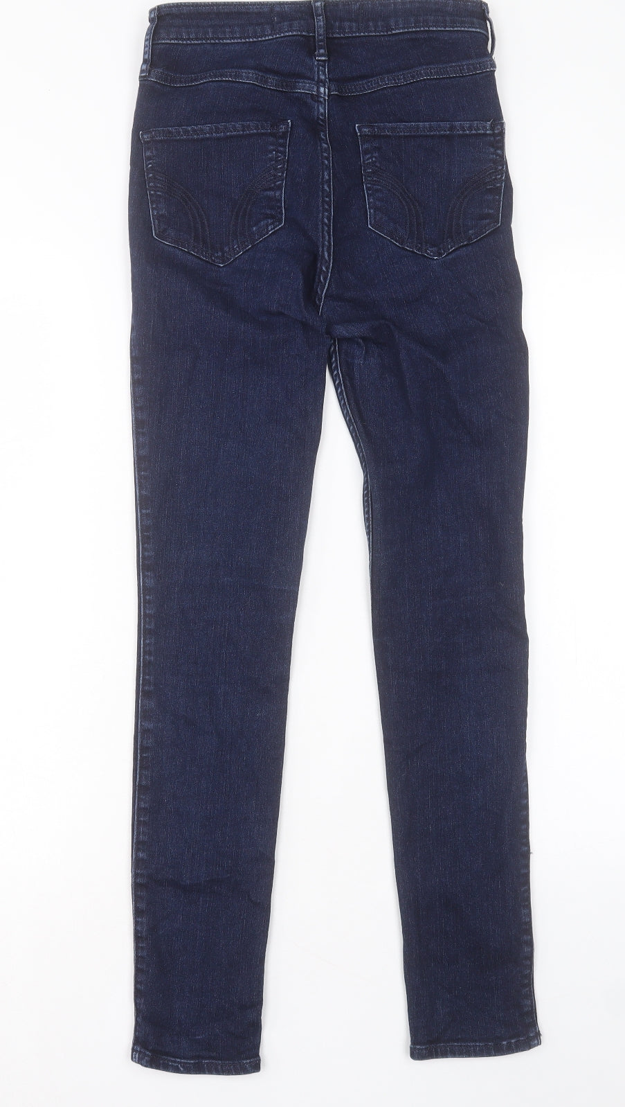 Hollister Womens Blue Cotton Skinny Jeans Size 25 in L29 in Regular Button