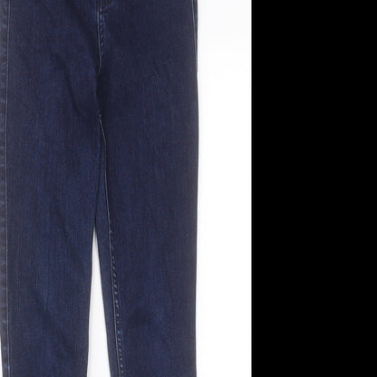 Hollister Womens Blue Cotton Skinny Jeans Size 25 in L29 in Regular Button