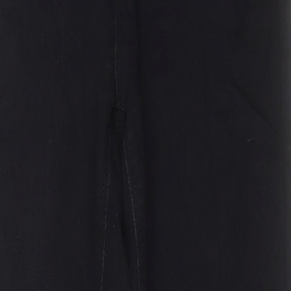 Missguided Womens Black Cotton Skinny Jeans Size 10 L30 in Regular Button