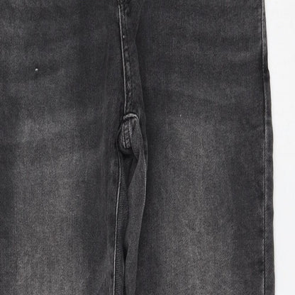 NEXT Womens Grey Cotton Skinny Jeans Size 28 in L31 in Regular Zip