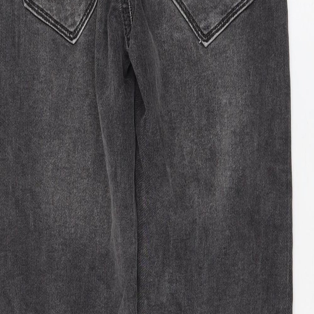 NEXT Womens Grey Cotton Skinny Jeans Size 28 in L31 in Regular Zip