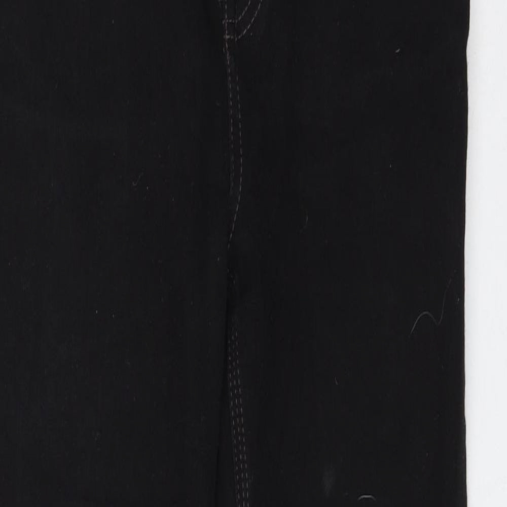 Womens UK Size 10 Marks and Spencer Regular Fit Straight Black Jeans