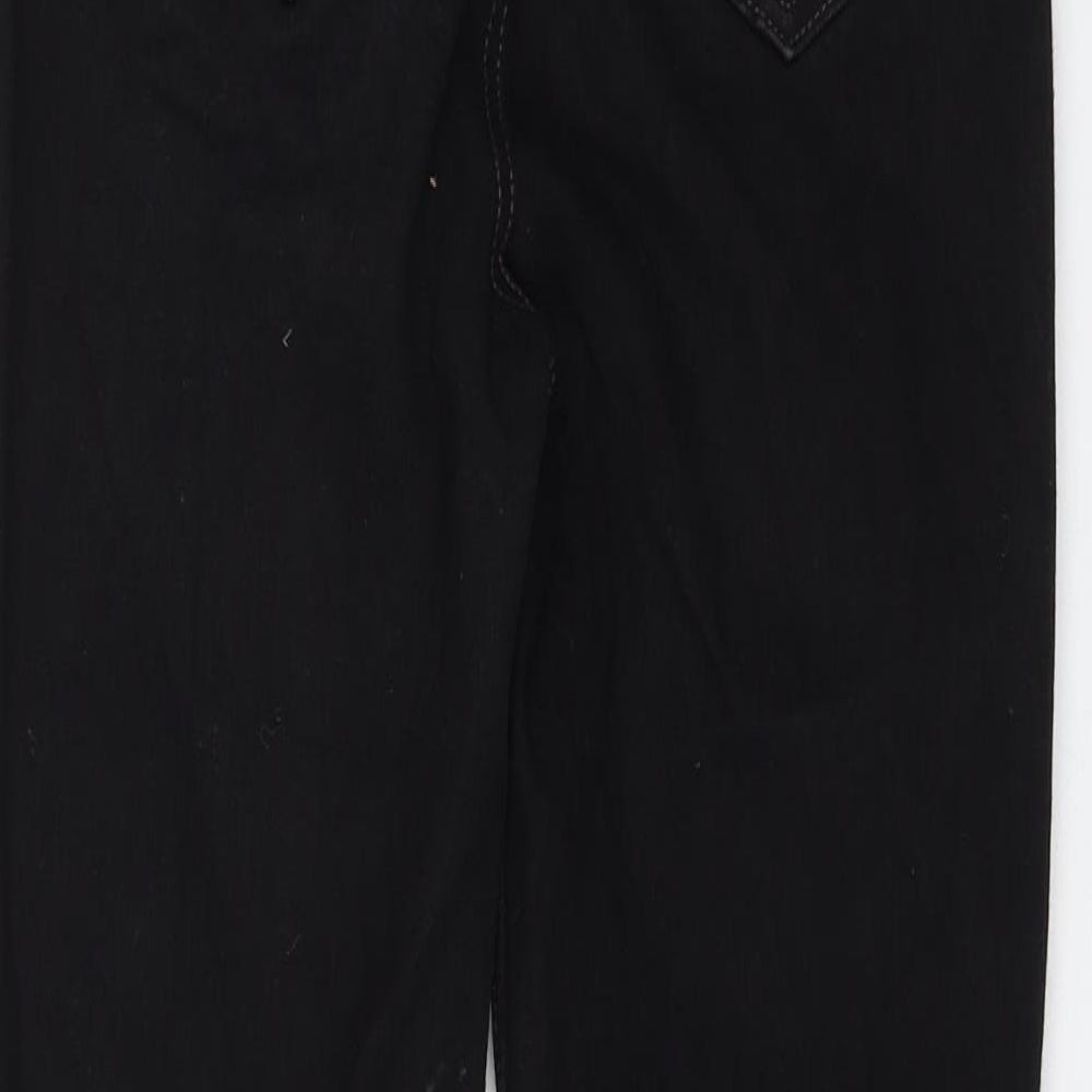 Womens UK Size 10 Marks and Spencer Regular Fit Straight Black Jeans