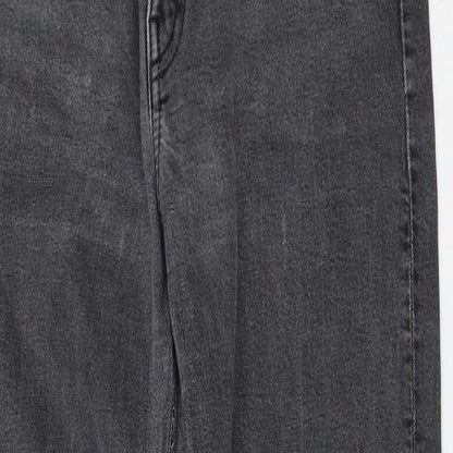 Lash Womens Grey Cotton Mom Jeans Size 30 in L30 in Regular Zip