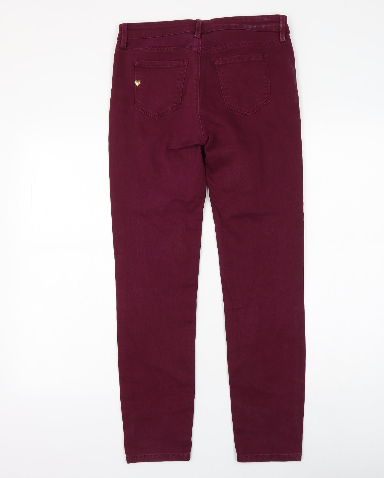My Twin Womens Purple Cotton Skinny Jeans Size 30 in L28 in Regular Zip