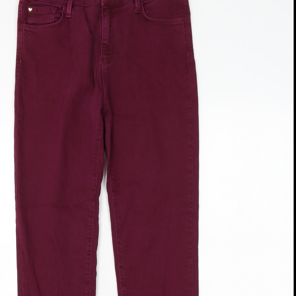 My Twin Womens Purple Cotton Skinny Jeans Size 30 in L28 in Regular Zip