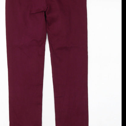My Twin Womens Purple Cotton Skinny Jeans Size 30 in L28 in Regular Zip