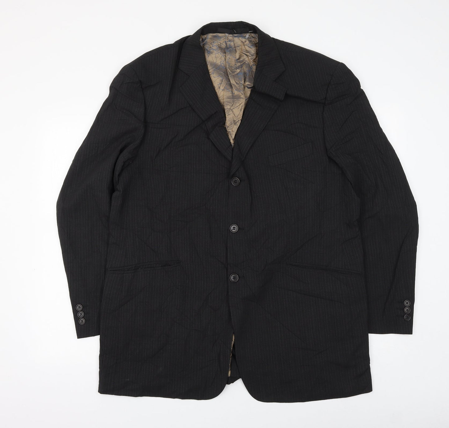 Mens UK Size 44 Marks and Spencer Regular Black Suit Jacket