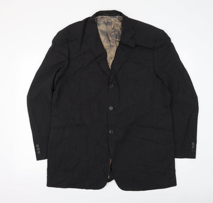 Mens UK Size 44 Marks and Spencer Regular Black Suit Jacket