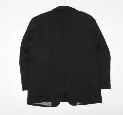 Mens UK Size 44 Marks and Spencer Regular Black Suit Jacket