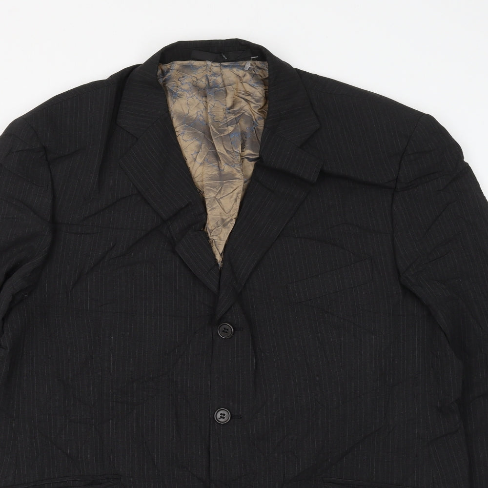 Mens UK Size 44 Marks and Spencer Regular Black Suit Jacket