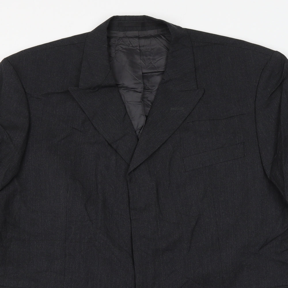 Inc Cartel Mens Grey Wool Jacket Suit Jacket Size 44