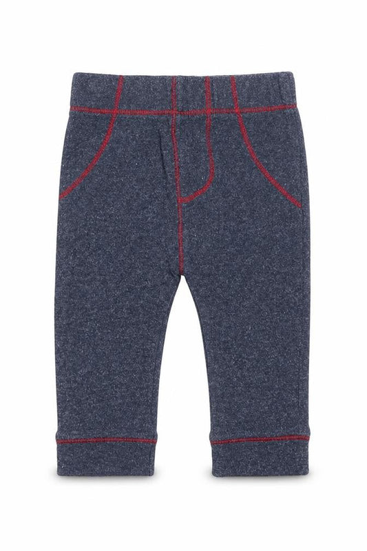George Baby Blue Cotton Track Pants Trousers Size 3-6 Months Pullover - Rabbit, Contrasting Trim